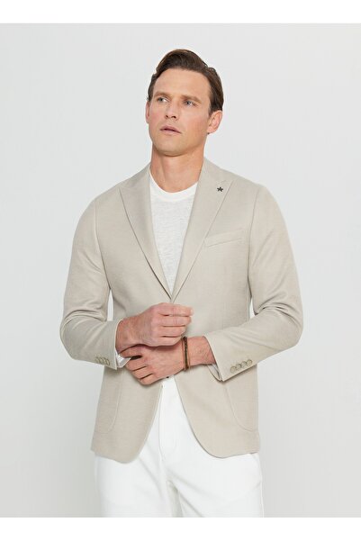 ALTINYILDIZ CLASSICS Jachetă pentru bărbați Altınyıldız Classics Slim Fit bej ACE 004252058 _BEJ