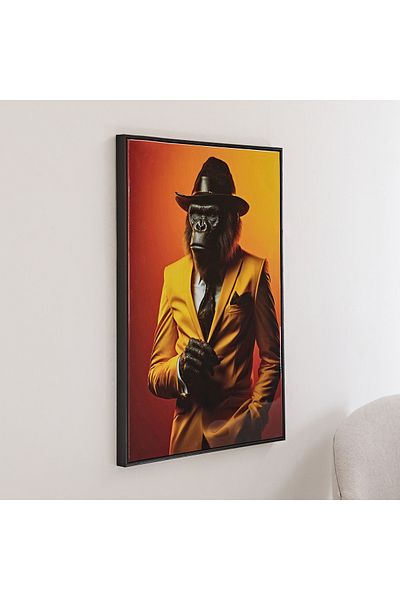 erorex Ersel Ape Framed Picture - 50x70x2.5 cm