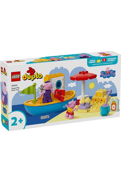 LEGO Set LEGO DUPLO - Purcelusa Peppa si Excursia cu barca (10432)