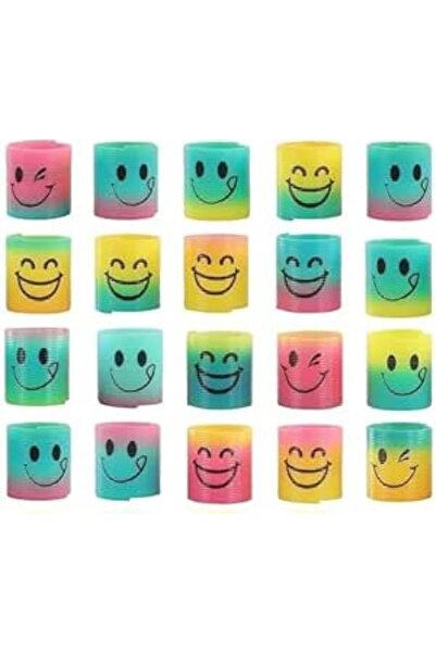 AWH مجموعة من 30 قطعة من نوابض قوس قزح الصغيرة – ألعاب سحرية لتساعد في تزيين الحفلات والجوائز وحقائب الهدايا