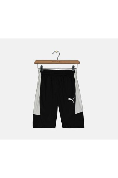 Puma Kids Boys Rebel Pack Performance Shorts, Black And White