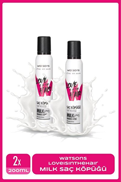 Watsons Love Is In The Hair Milk Saç Köpüğü 200 Ml * 2 Adet