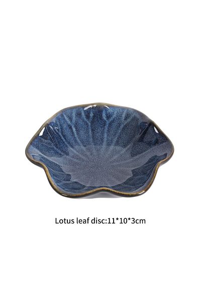 sharpdo 4.3 inch kiln turning blue dish