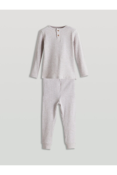 LC Waikiki مجموعة M&B Collection بيج مجموعة بيجاما للأولاد الصغار برقبة دائرية