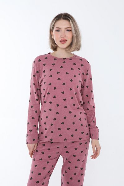 FAMESTEKSTİL Long Sleeve Summer Pijamas Suit