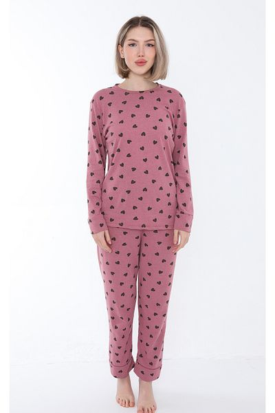 FAMESTEKSTİL Long Sleeve Summer Pijamas Suit