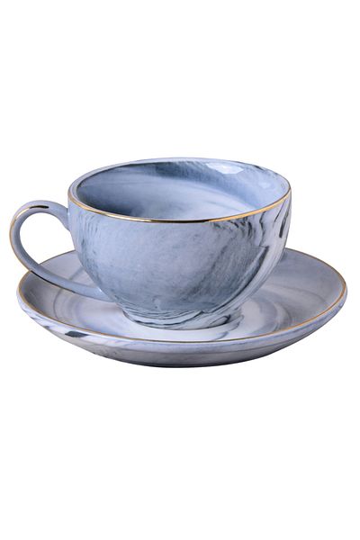 sharpdo 140ml marble coffee cups and saucers