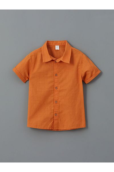 LC Waikiki Short Sleeve Basic Baby Boy Shirt and Shorts Set of 2