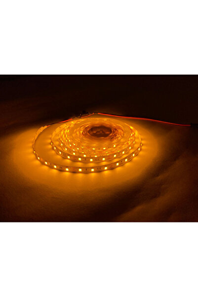 General Power KABLOSUZ 2mt Amber Şerit Led Dış Mekan 2mt Silikonlu Amber Şerit 2metre Turuncu Led 2 Metre OranjLED
