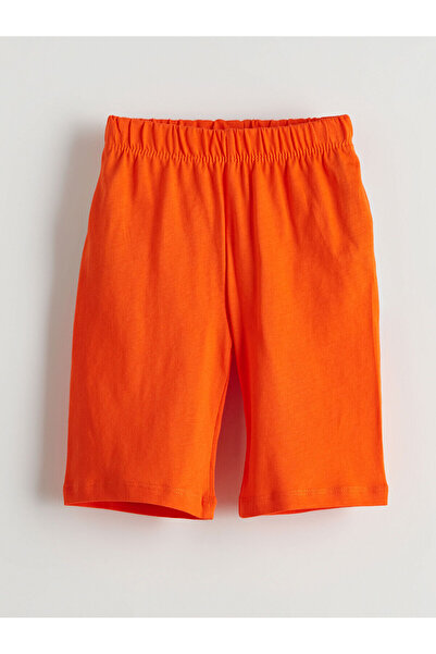 LC Waikiki Vizyon New Season Basic Boys' Pajama Shorts with Elastic Waist