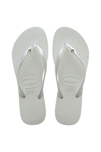 Havaianas Γυναικείες παντόφλες Slim Crystal Sw II White