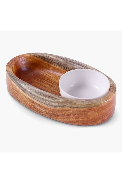 erorex طبق رقائق البطاطس والصلصة من ألبيرو - 22×22×5 سم
