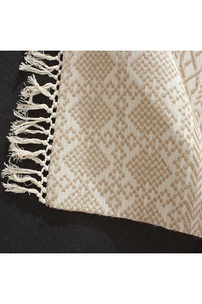 erorex Aveza Jute Cotton Jacquard Rug - 160x230 cm