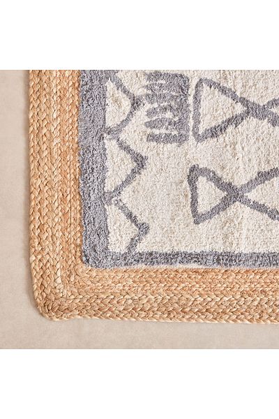 erorex Zahra Handmade Jute Rug - 80x150 cm