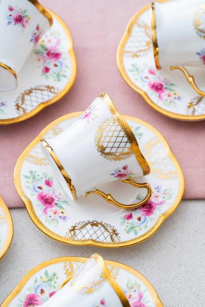 ACAR Tenebris Coffee Cup Set for 6 People - 90 ml