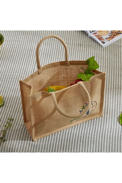 erorex Go Green Multiutility Jute Bag - 38x15x46 cm
