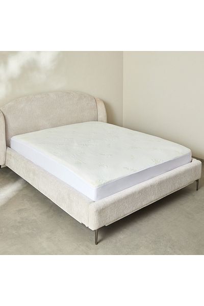 erorex Aloe Vera Waterproof Queen Mattress Protector - 150x200+33 cm