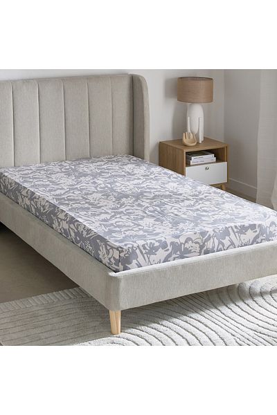 erorex Aurora Heya Printed Cotton Twin Fitted Sheet - 120x200+33 cm