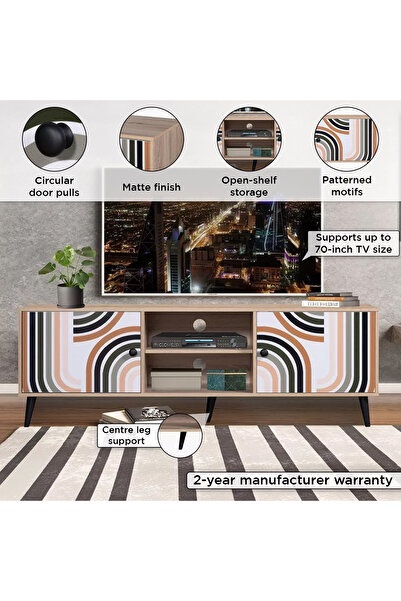 erorex Marshall 1.6 Meter TV Unit for TVs up to 70 inches