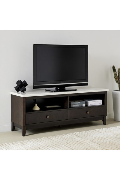 Home Box وحدة تلفزيون أورلاندو بارتفاع 1.6 متر مع سطح من الرخام الأصلي لأجهزة...