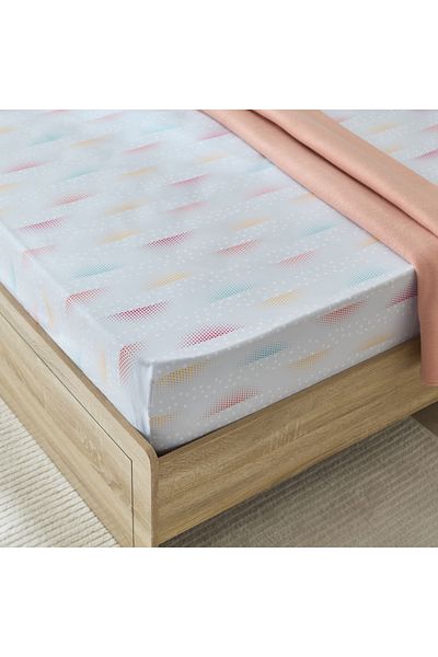 erorex Ivy Sparkle and Shine Twin Microfibre Fitted Sheet - 120x200+25 cm