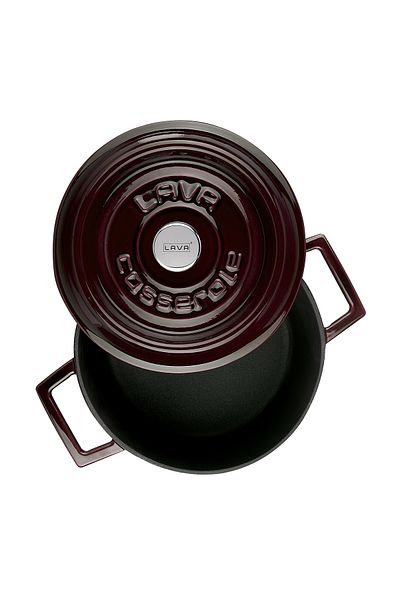 Lava Trendy Premium Series Iron Cast Deep Pot 20 cm Majolika Purple Akyüzhome