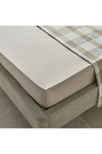 erorex Purely-percale 300TC Single Fitted Sheet - 90x200+36 cm