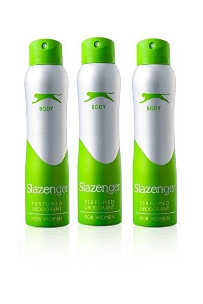 Slazenger Kadın Deodorant Yeşil 150 Ml x3 Adet