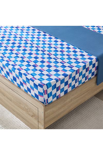 erorex Gaming Racer Twin Microfibre Fitted Sheet - 120x200+25 cm