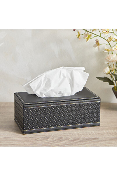 Generic Nordic Leather Tissue Box - 23x12x8.5 cm