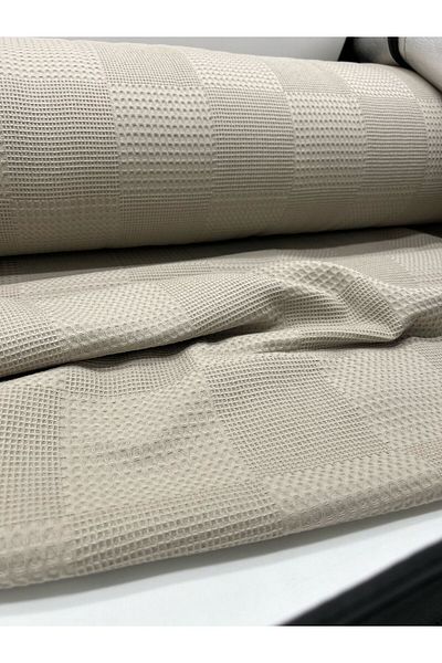 Kumaş Sevdası 100% βαμβακερό ζακάρ κυψελωτό ύφασμα 230cm για μωρό πικέ, κάλυμμα καναπέ, τραπεζομάντιλο, Babynest