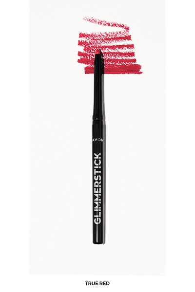 AVON Glimmerstick Lip Pencil, True Red