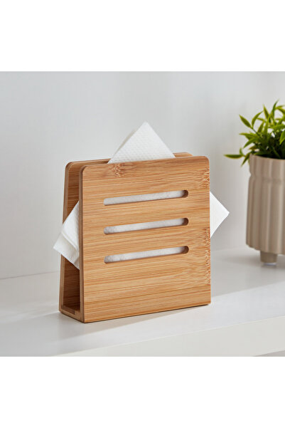 Generic حامل مناديل من الخيزران الطبيعي