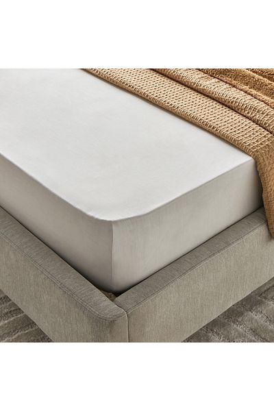 erorex ملاءة سرير مزدوجة من بريستول بولي قطن - 120×200+25 سم