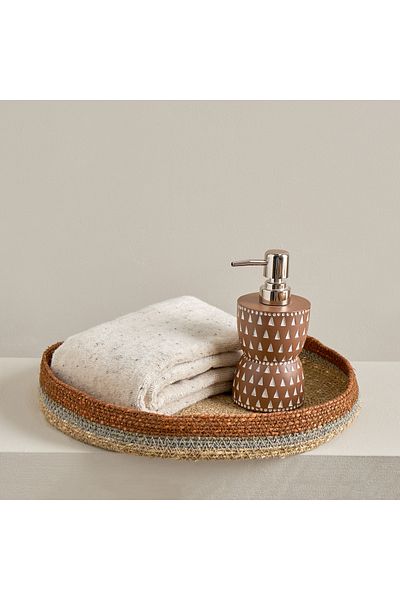 erorex Noir Sea Grass Bath Tray - 35x35x5 cm