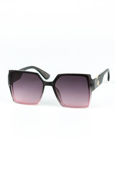 Di Caprio Women's Pink Uv400 Protection Rectangular Model Sunglasses