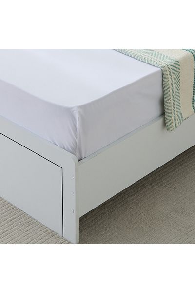 erorex Purely-percale 300TC Single Fitted Sheet - 90x200+36 cm