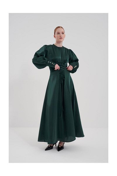 FUSHYA Rochie de seara cu detaliu din dantela