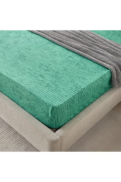 erorex Tom Gearhead Freestyle Twin Cotton Fitted Sheet - 120x200+25 cm
