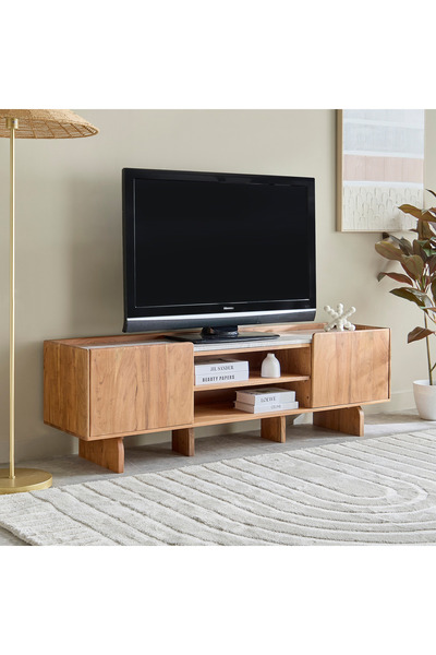 Home Box وحدة تلفزيون سيول ذات السطح الرخامي مقاس 1.6 متر للتلفزيونات التي يص...