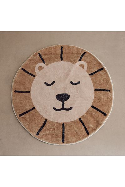 erorex Forresta Lion Round Rug - 100 cm