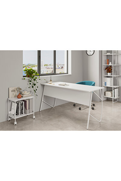lagomood Ella Çalışma Masa Takımı 150 Beyaz