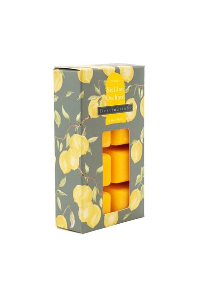 HKG -CAN  LEMON GROVE SCENT PACK OF 8 WAX MELTS 'SICILIAN ORCHARD