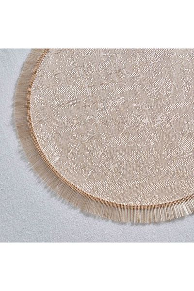erorex Jane Placemat with Fringe - 38 cm