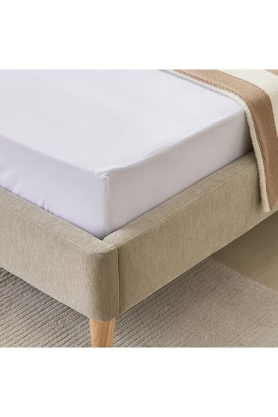 erorex Purely Percale Twin Fitted Sheet - 120x200+40 cm