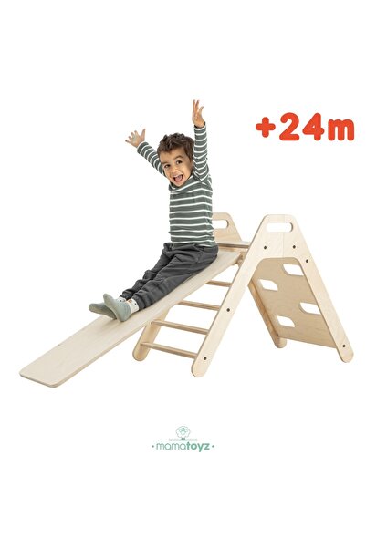 Babyjem Montessori climbing set with slide Pikko, MamaToyz