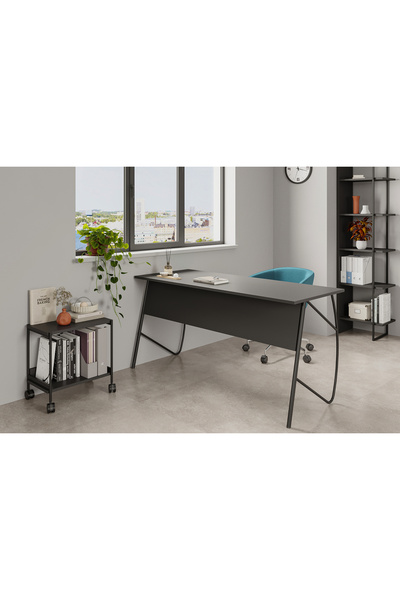 lagomood Ella Çalışma Masa Takımı 150 Antrasit