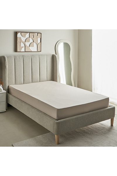 erorex Purely-percale 300TC Single Fitted Sheet - 90x200+36 cm