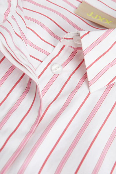 JJXX Jjxx Women's Jxcaro Long Sleeve Cotton Poplin Shirt 12270951   Pink