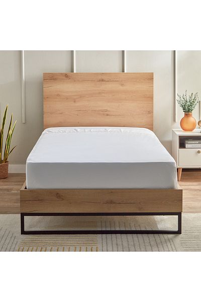 erorex Grande Affordables White Haven Bilbao Twin Cotton Flat Sheet - 180x270 cm